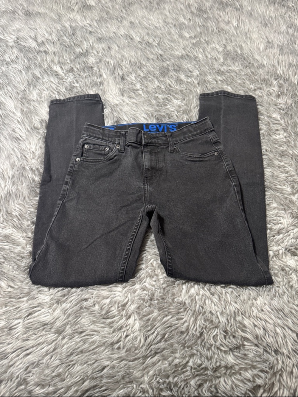 Levi's Black Straight-Leg Jeans